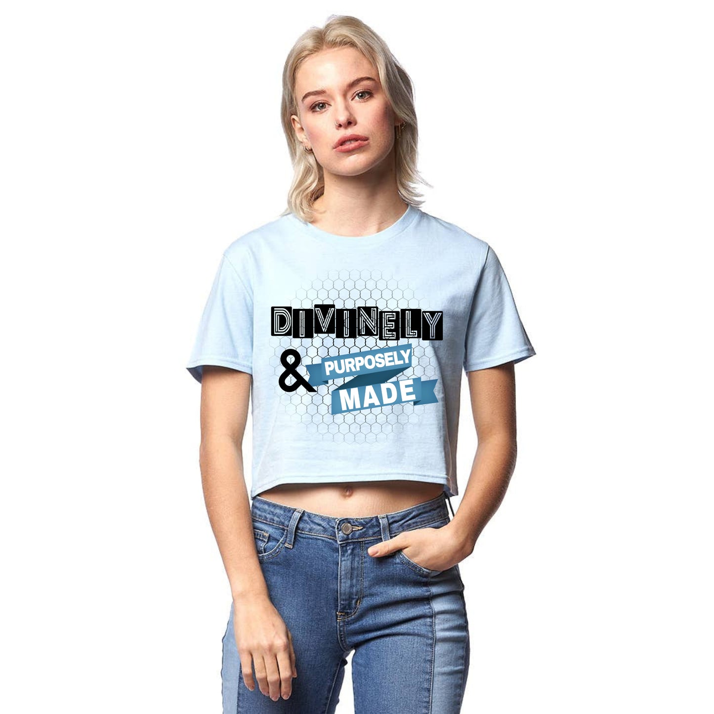 Wonderfully Made - Crop Tee