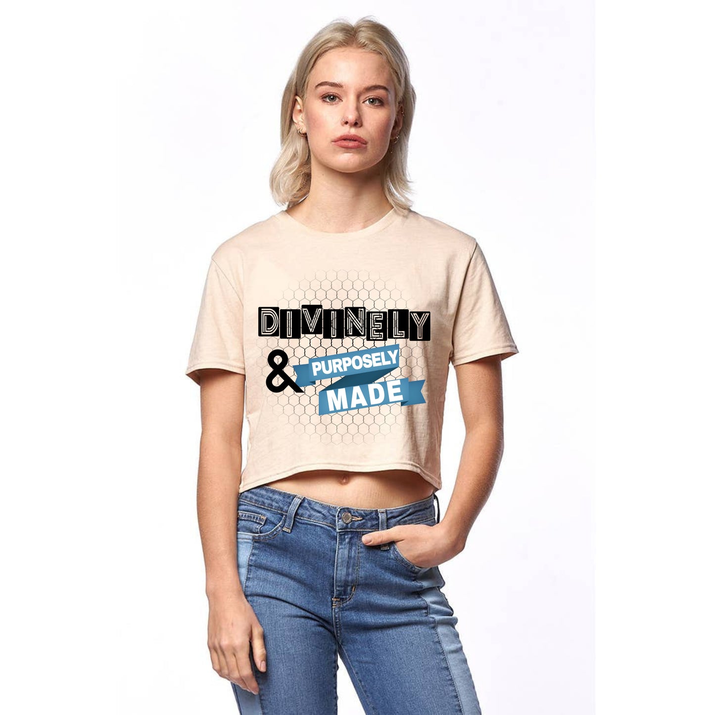 Wonderfully Made - Crop Tee