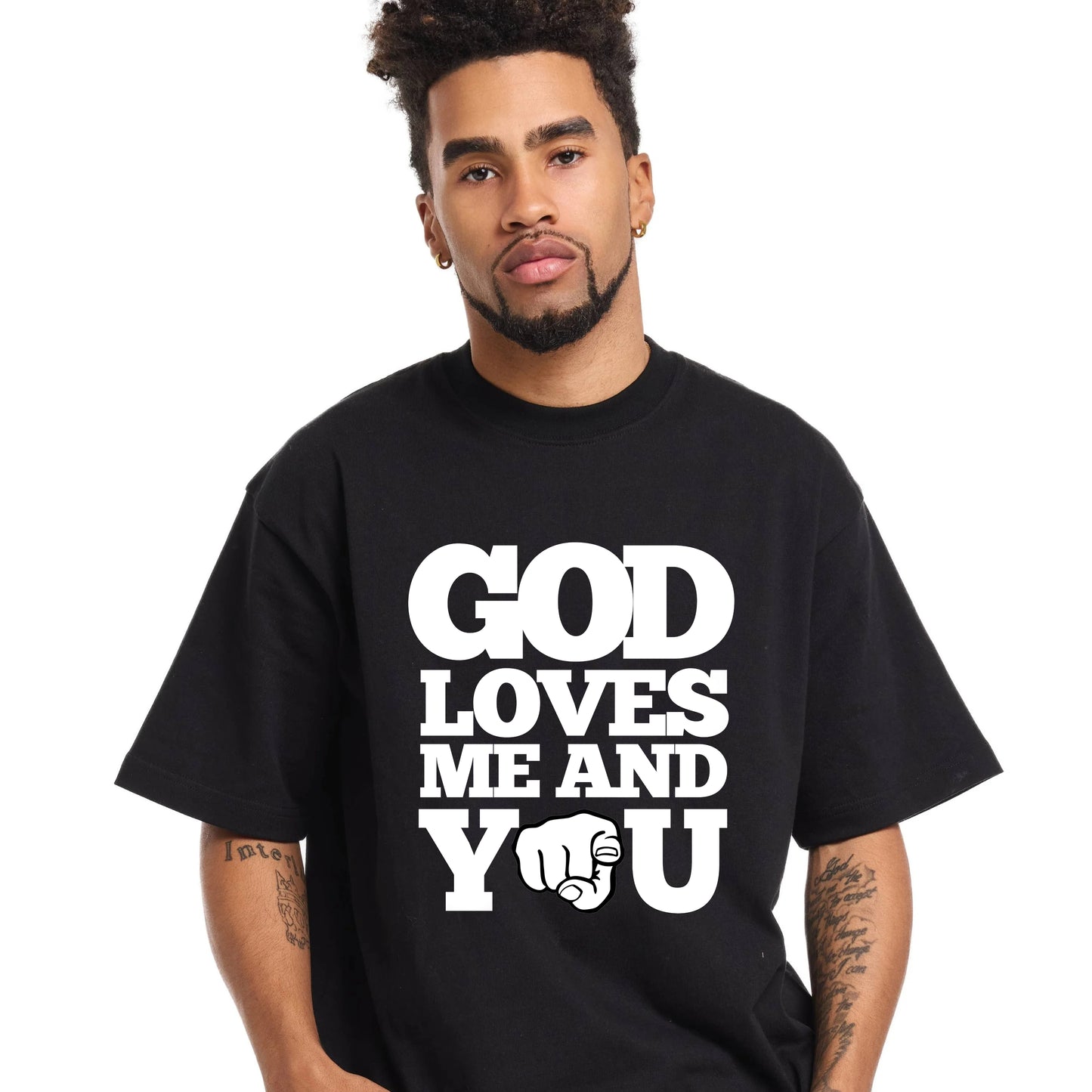 God Loves Me and You - Unisex Adult Tee