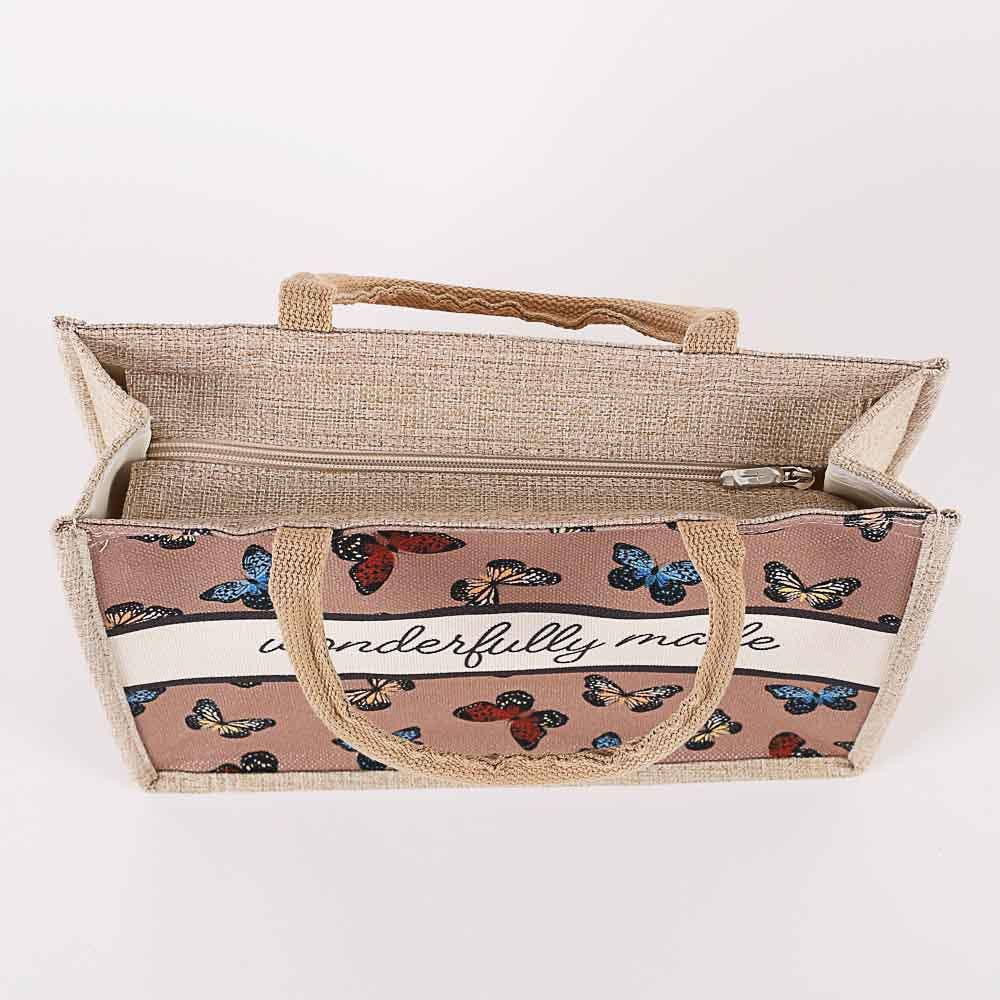 Wonderfully Made - Woven Canvas Tote