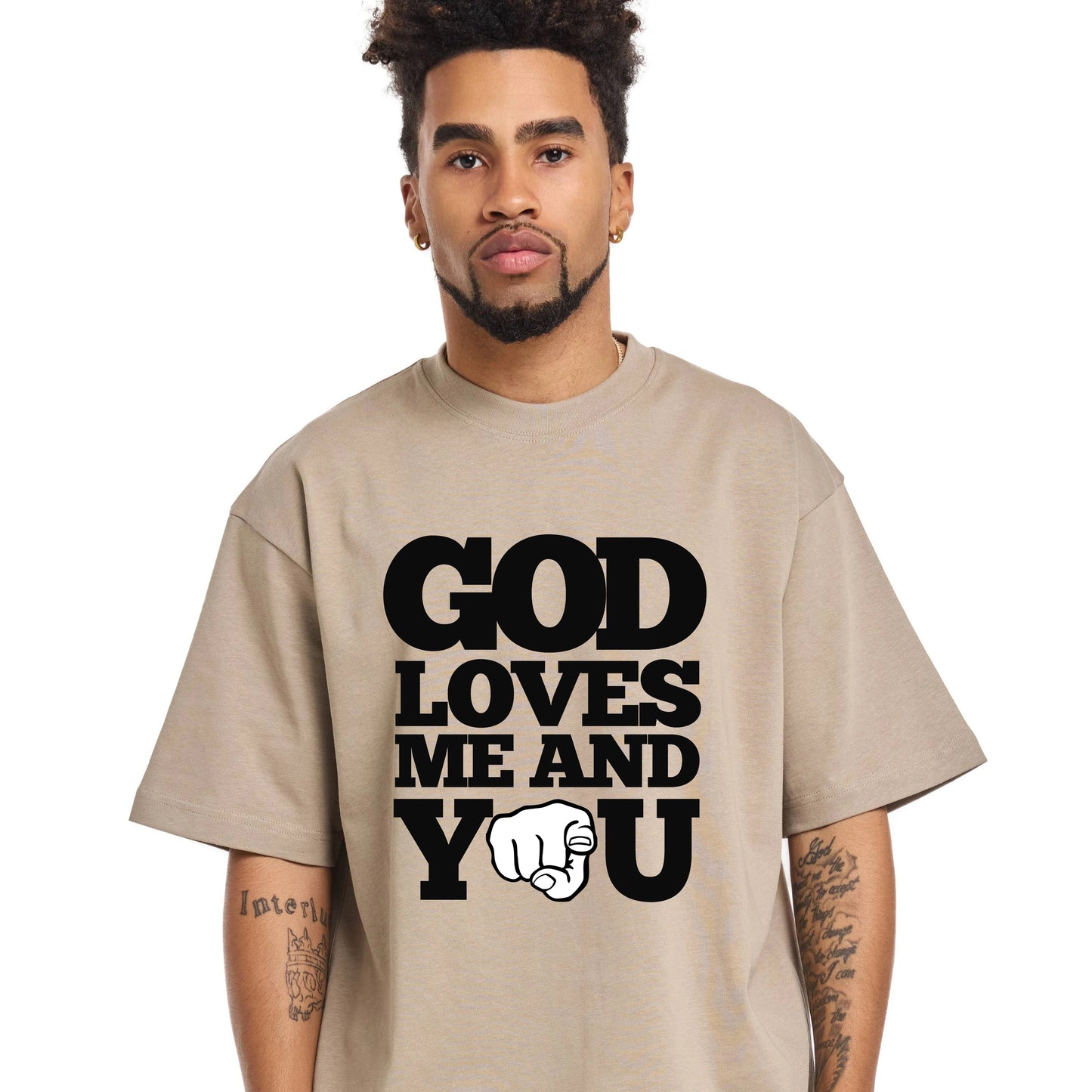 God Loves Me and You - Unisex Adult Tee