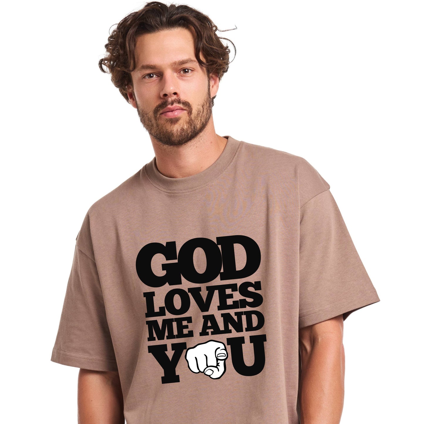 God Loves Me and You - Unisex Adult Tee