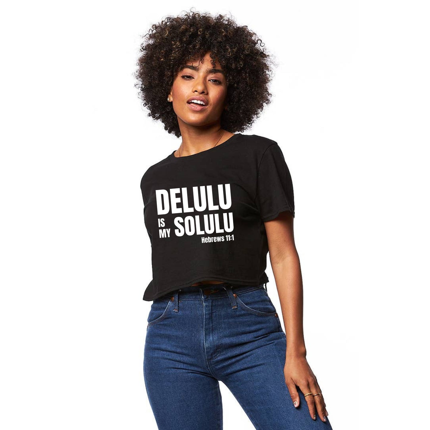 Hebrews 11:1 - Crop Tee