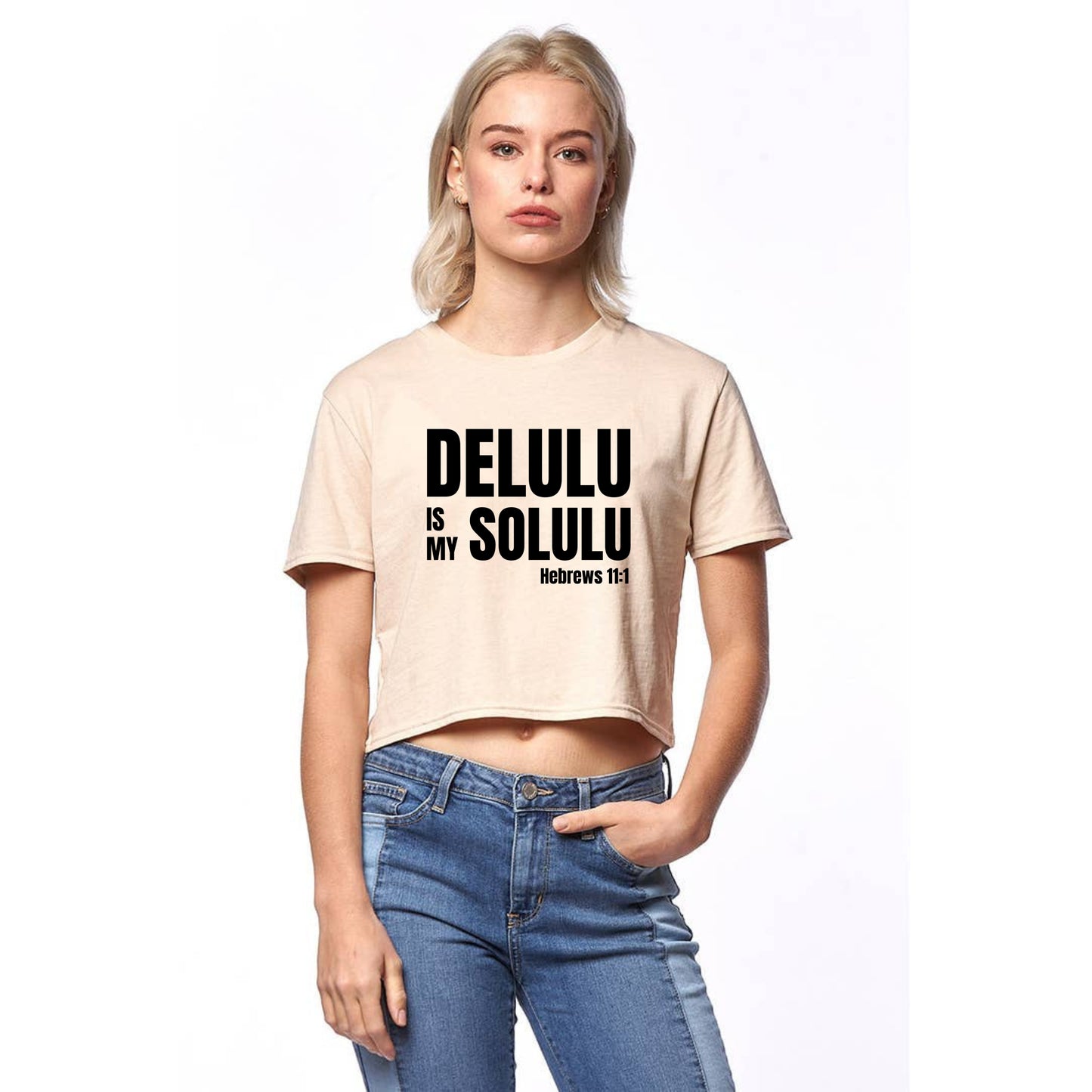Hebrews 11:1 - Crop Tee
