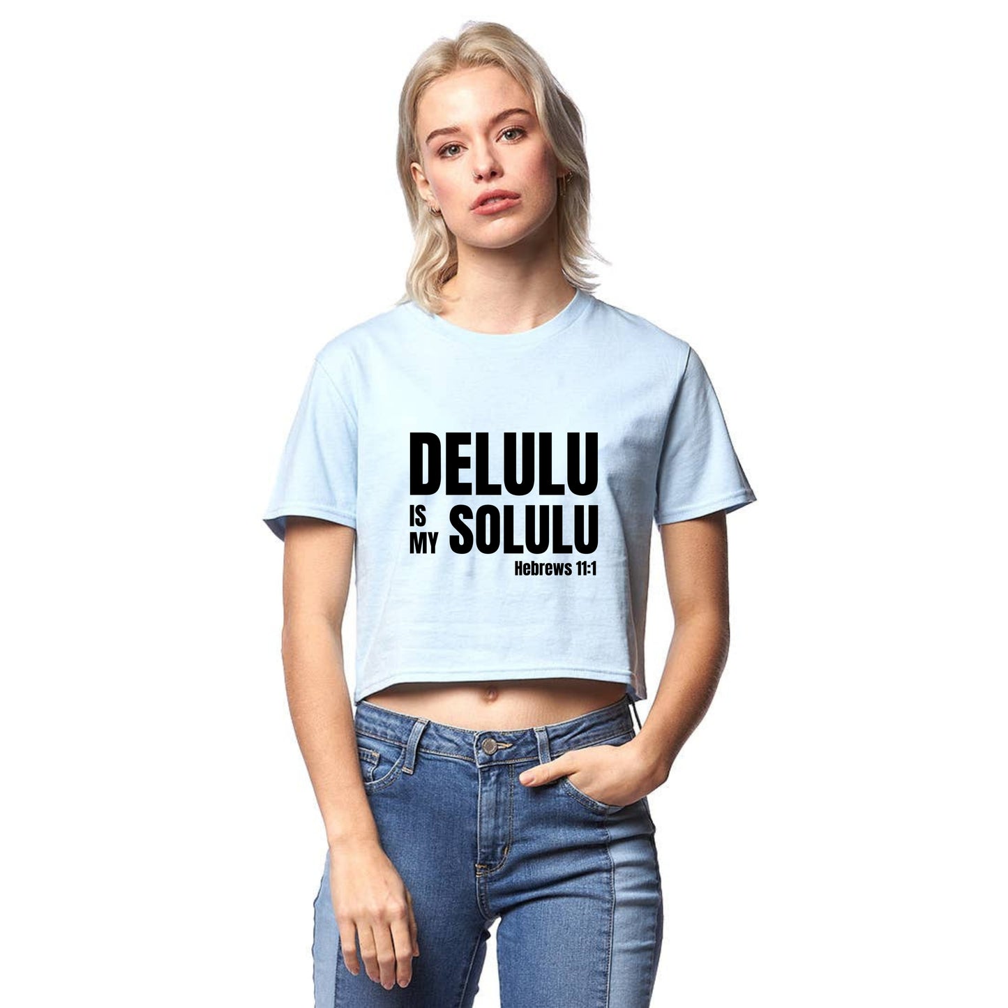 Hebrews 11:1 - Crop Tee