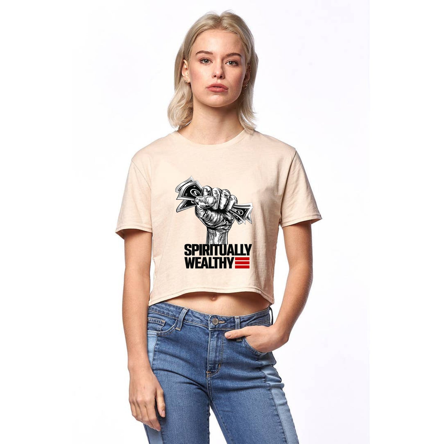 Wealthy - Crop Tee
