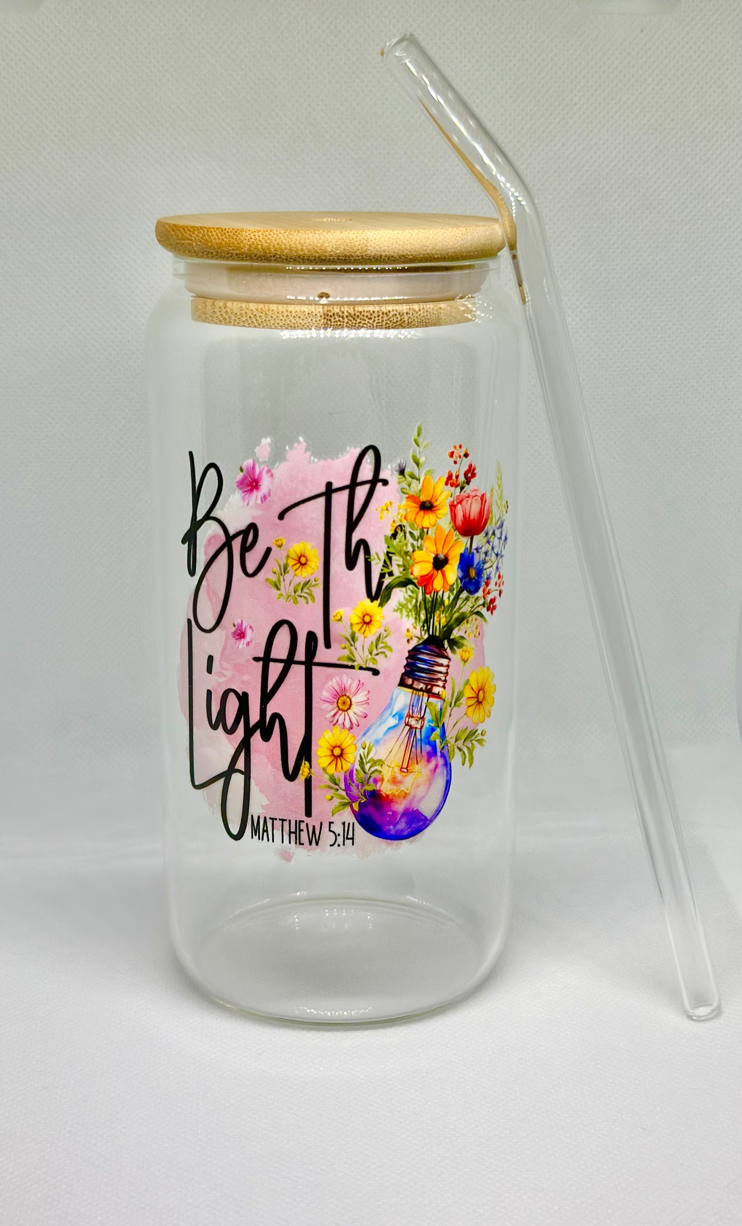 Be the Light Glass Tumbler