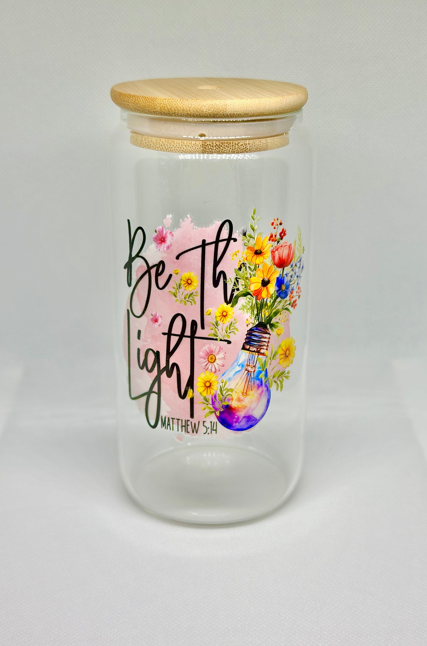 Be the Light Glass Tumbler