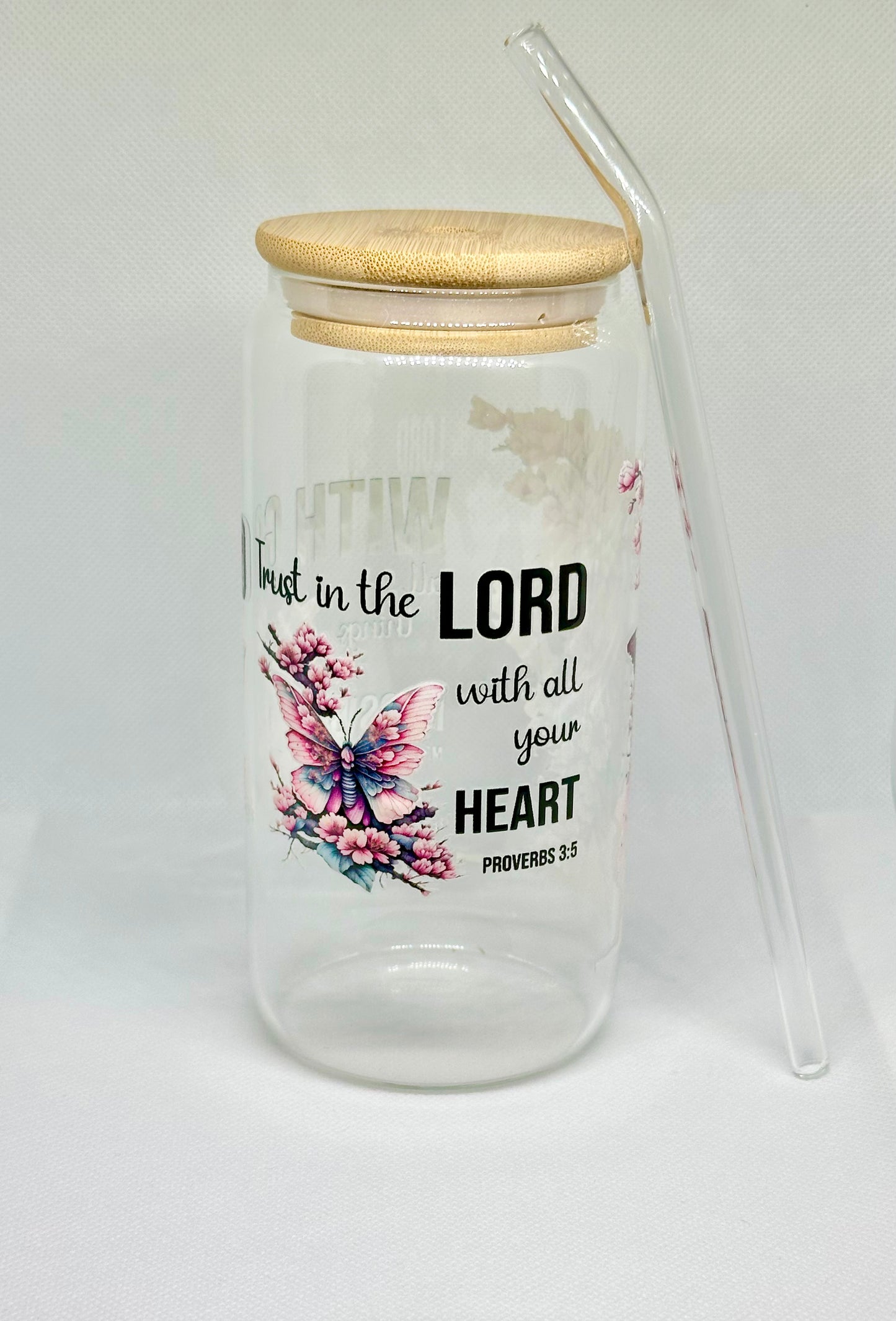 Trust in the Lord Glass Tumbler
