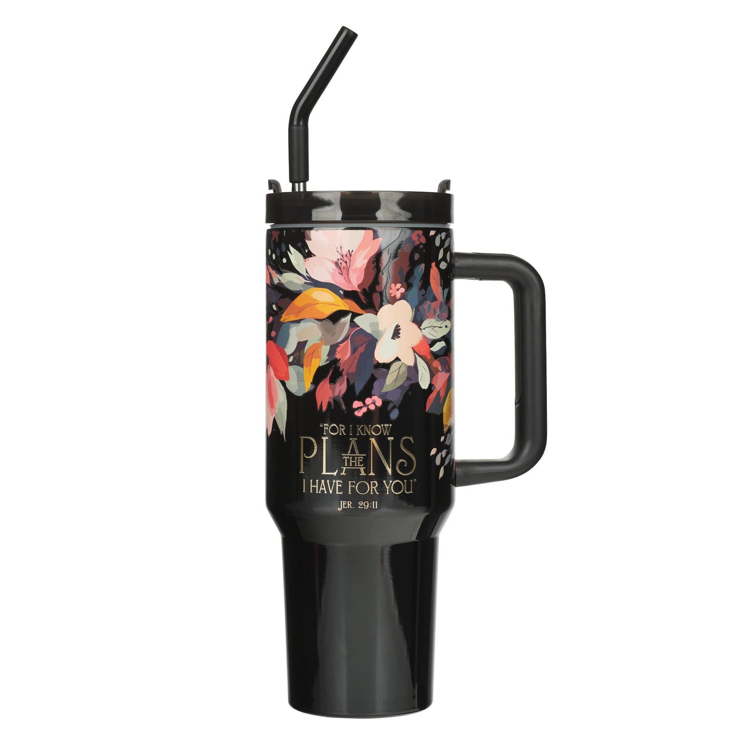 The Plans Tumbler with Reusable Straw