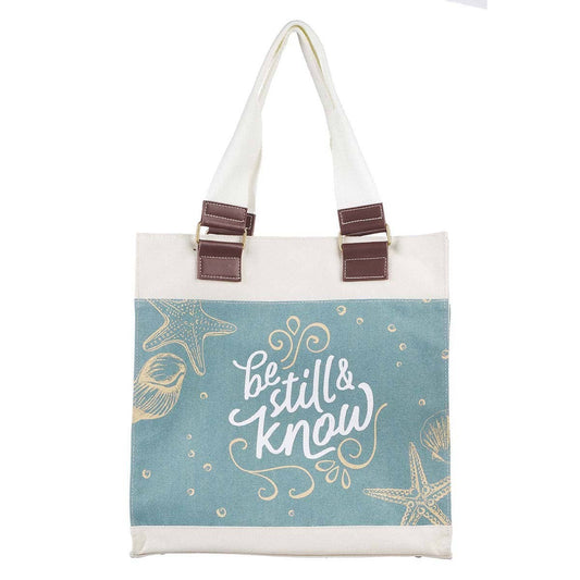 Be Still Canvas Tote