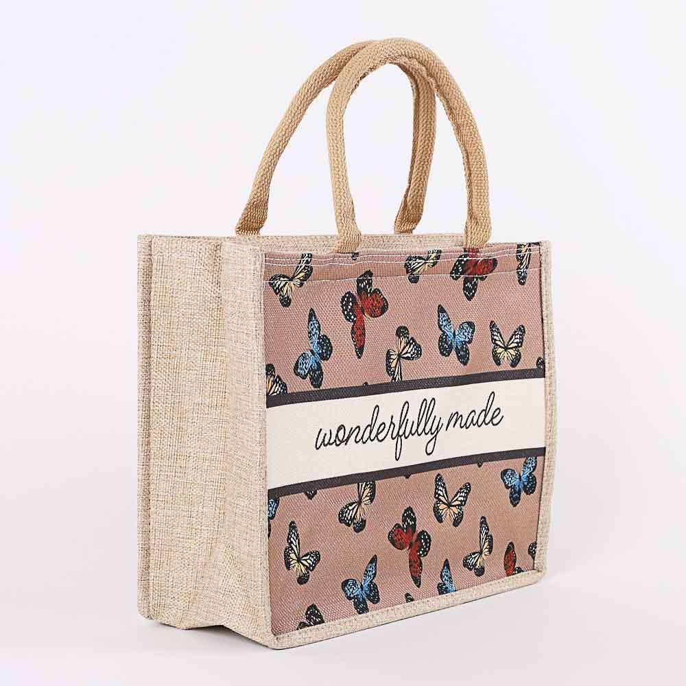 Wonderfully Made - Woven Canvas Tote