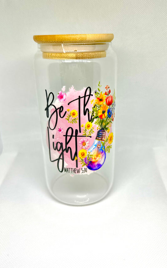 Be the Light Glass Tumbler